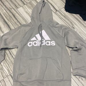 Grey adidas hoodie